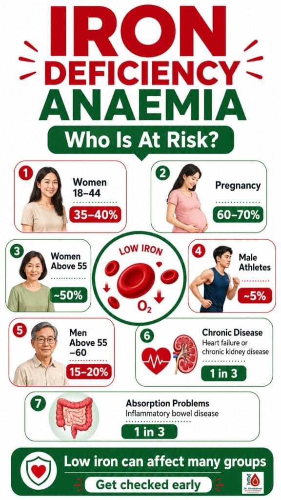 Iron Deficiency Anaemia   Who is at Risk