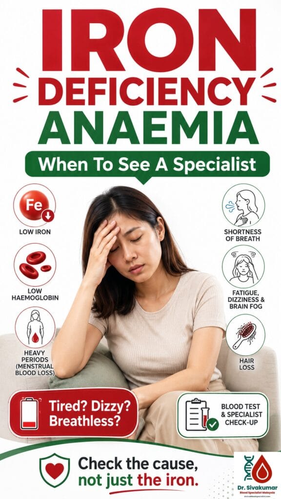 Iron Deficiency Anaemia   When to see a specialist