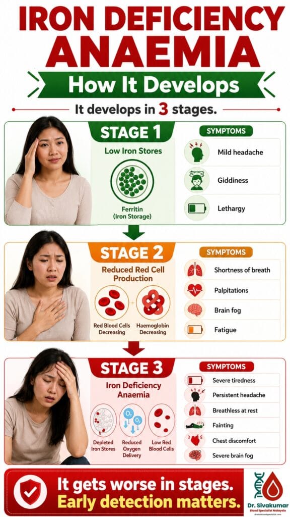 Iron Deficiency Anaemia   How it Develops